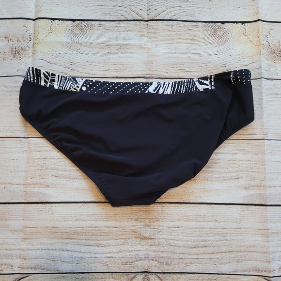 Profile Black & White Bikini Bottoms - Picture 2 of 7